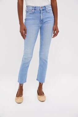 MOTHER The Mid Rise Dazzler Ankle Fray - Blessing in Disguise Size 26 NWT D0038